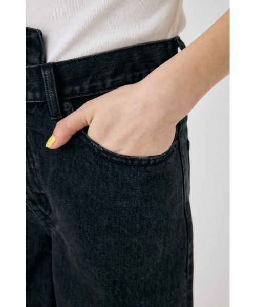 MOUSSY(マウジー)の「CROSS WAIST ハーフパンツ(デニムパンツ・レディース・ライトブルー/ブラック・0/1/2)」の14枚目の写真