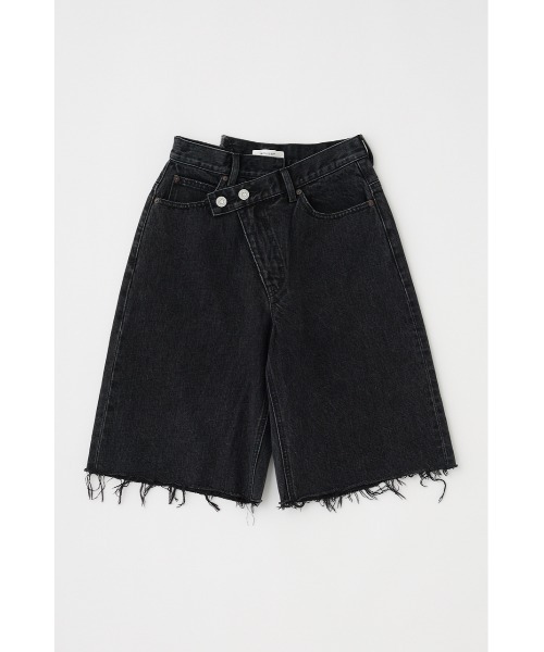MOUSSY(マウジー)の「CROSS WAIST ハーフパンツ(デニムパンツ・レディース・ライトブルー/ブラック・0/1/2)」の16枚目の写真