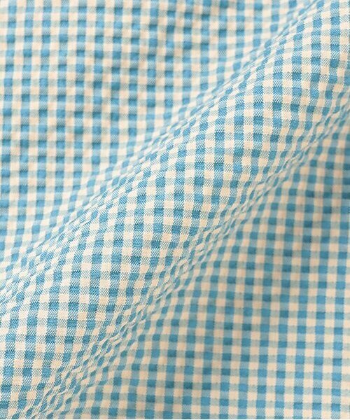 sense of wonder（センスオブワンダー）の「サッカーギンガムセーラーシャツ【日本製】（シャツ/ブラウス・キッズ・グリーン/オレンジ/プラム・90cm/110cm/130cm/100cm/120cm）」の10枚目の写真