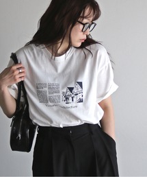 デザインモチーフロゴTシャツ