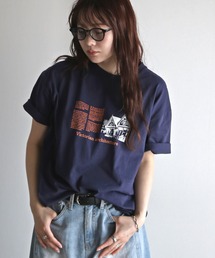 デザインモチーフロゴTシャツ