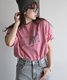デザインモチーフロゴTシャツ
