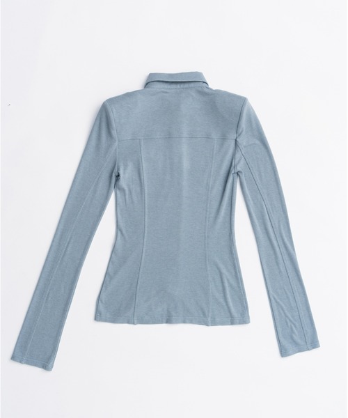 PRANK PROJECT（プランクプロジェクト）の「【Pre-Order】ネクタイスリムシャツ / Necktie Slim Shirt（その他トップス・レディース・ライトブルー/ライトイエロー/チャコールグレー・FREE）」の6枚目の写真