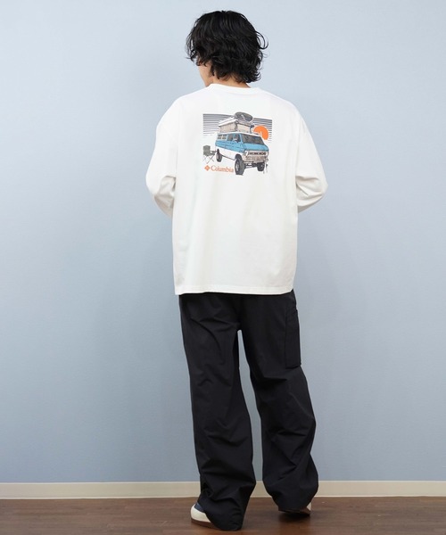 Columbia(コロンビア)の「【限定】columbia/コロンビア ロンT/長袖Tシャツ 吸湿速乾 紫外線防止 PM0993(Tシャツ/カットソー・メンズ・ブラック/ダークベージュ/ダークグレー/ホワイト・L/M/XL)」の10枚目の写真