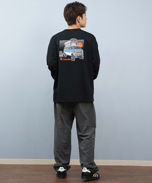 Columbia(コロンビア)の「【限定】columbia/コロンビア ロンT/長袖Tシャツ 吸湿速乾 紫外線防止 PM0993(Tシャツ/カットソー・メンズ・ブラック/ダークベージュ/ダークグレー/ホワイト・L/M/XL)」の16枚目の写真