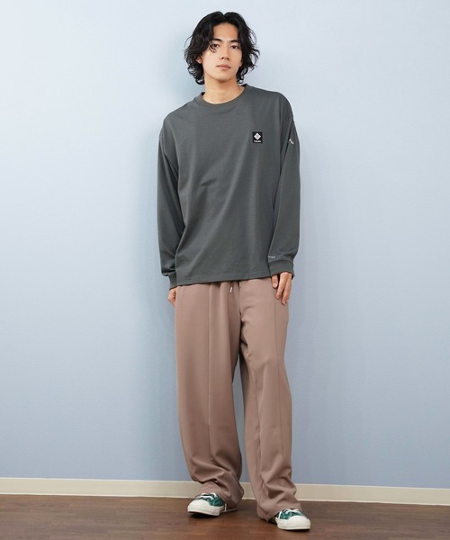 Columbia(コロンビア)の「【限定】columbia/コロンビア ロンT/長袖Tシャツ 吸湿速乾 紫外線防止 PM0993(Tシャツ/カットソー・メンズ・ブラック/ダークベージュ/ダークグレー/ホワイト・L/M/XL)」の21枚目の写真
