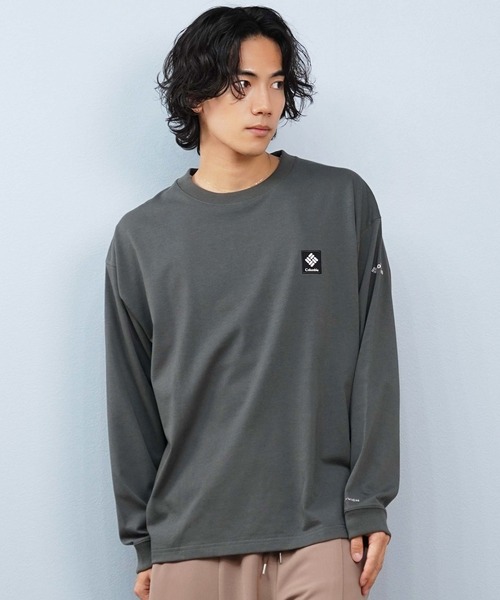 yasuYoji Yamamoto グレー シルバー　長袖カットソー　M セール】スエードタッチ長袖トップス（Tシャツ/カットソー）｜AZUL BY