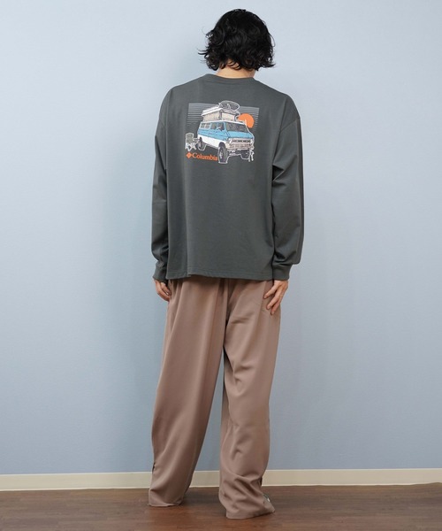 Columbia(コロンビア)の「【限定】columbia/コロンビア ロンT/長袖Tシャツ 吸湿速乾 紫外線防止 PM0993(Tシャツ/カットソー・メンズ・ブラック/ダークベージュ/ダークグレー/ホワイト・L/M/XL)」の22枚目の写真