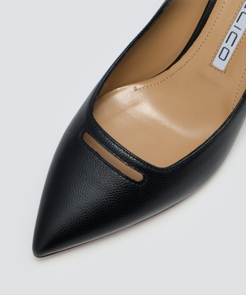 PELLICO（ペリーコ）の「ANDREA アネッリ キャビア パンプス 7.0cm BLACK（パンプス・レディース・ブラック・38/35/36/37/36.5/37.5）」の6枚目の写真