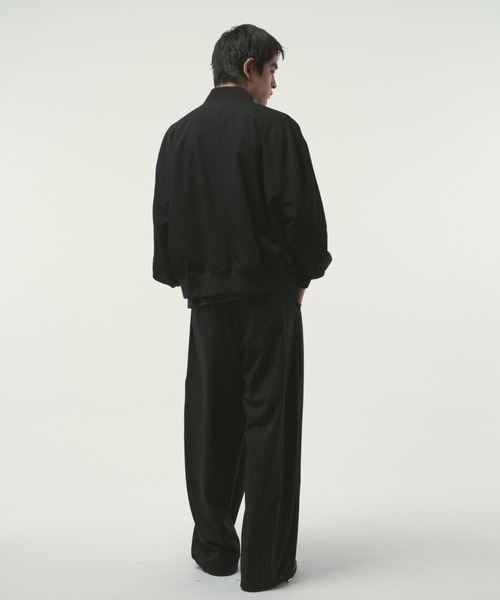 タグ付きle colis MA1ロングブラックLからLLさん　rerere le colis MA-1 レディース ロング丈 着痩せ お尻 隠れる 体型