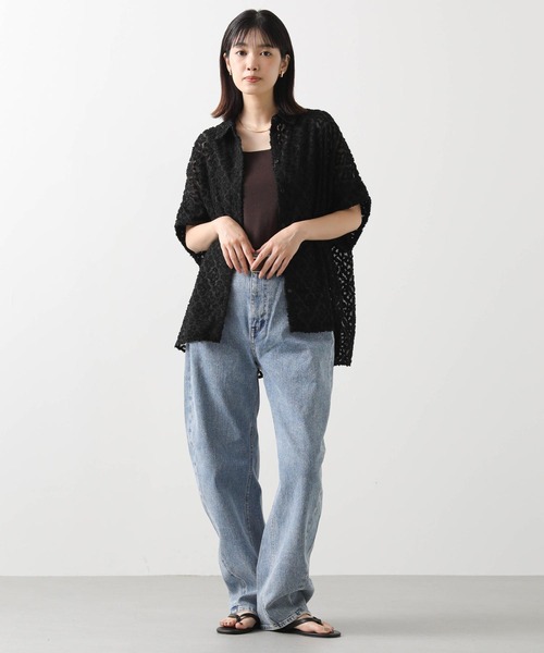 Gready Brilliant（グレディブリリアン）の「スクエアＶ２ＷＡＹタンク（タンクトップ・レディース・ブラウン/ブラック×ベージュ/オフホワイト/モカ/ブラック×ホワイト・FREE）」の10枚目の写真