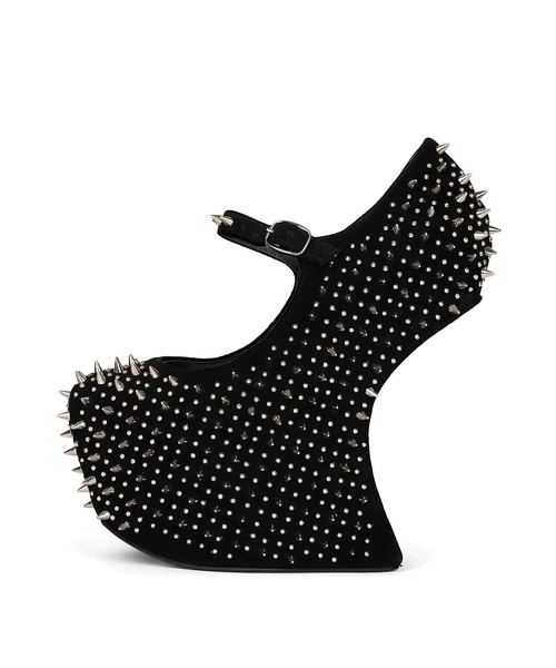 Jeffrey Campbell(ジェフリーキャンベル)の「デザインヒール メリージェーンパンプス(パンプス・レディース・ブラック・37/38)」の7枚目の写真