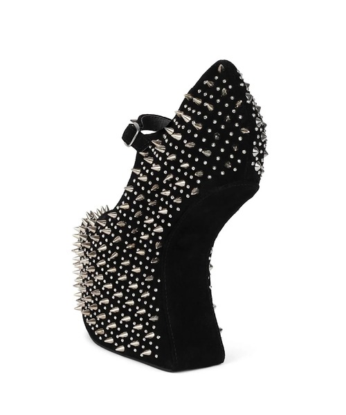 Jeffrey Campbell(ジェフリーキャンベル)の「デザインヒール メリージェーンパンプス(パンプス・レディース・ブラック・37/38)」の5枚目の写真