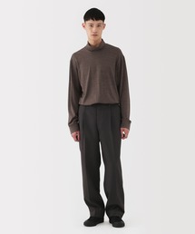 MUJI Labo | 〔MUJI Labo〕紳士　昔ながらの製法で編み立てた天竺ハイネック長袖Ｔシャツ(Tシャツ/カットソー)