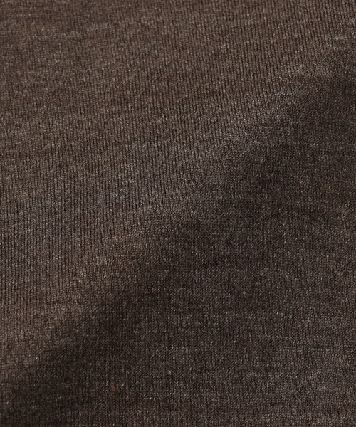 MUJI Labo（ムジラボ）の「〔MUJI Labo〕紳士　昔ながらの製法で編み立てた天竺ハイネック長袖Ｔシャツ（Tシャツ/カットソー・メンズ・ブラウン/ダークグレー・M/L/XL）」の13枚目の写真