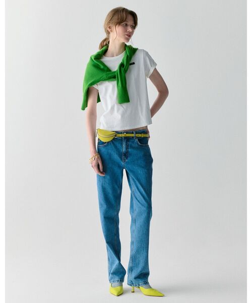 kate spade new york（ケイトスペード ニューヨーク）の「サム アイコン ロゴ Tシャツ（Tシャツ/カットソー・レディース・ホワイト・SMALL/MEDIUM）」の3枚目の写真