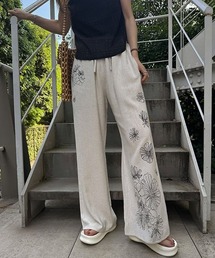 WILLFULLY（ウィルフリー）の「flower print undulate relax PT（その他パンツ）」