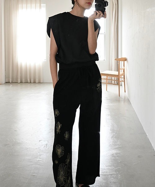 セール】flower print undulate relax PT（その他パンツ）｜WILLFULLY