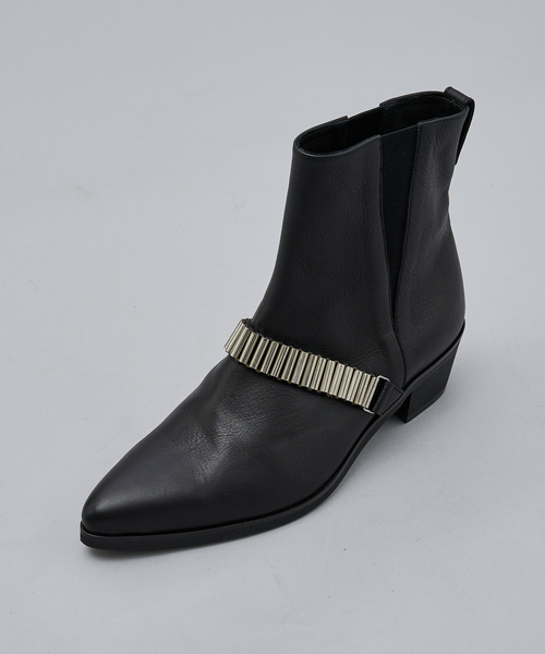 5351 POUR LES HOMMES（ゴーサンゴーイチプールオム）の「ハイヒール サイドゴア カスタムブーツ（ブーツ・メンズ・ブラック・45/44/43/42/41/40）」の3枚目の写真