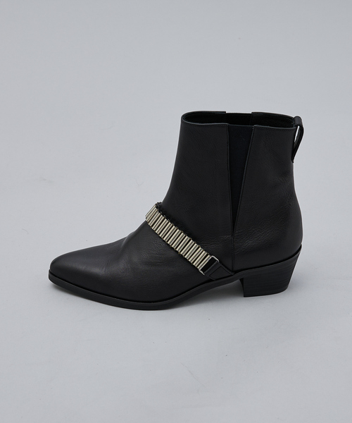 5351 POUR LES HOMMES（ゴーサンゴーイチプールオム）の「ハイヒール サイドゴア カスタムブーツ（ブーツ・メンズ・ブラック・45/44/43/42/41/40）」の4枚目の写真