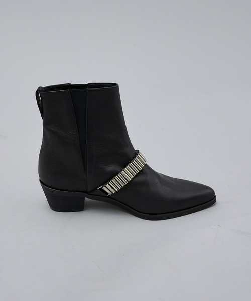 5351 POUR LES HOMMES（ゴーサンゴーイチプールオム）の「ハイヒール サイドゴア カスタムブーツ（ブーツ・メンズ・ブラック・45/44/43/42/41/40）」の5枚目の写真