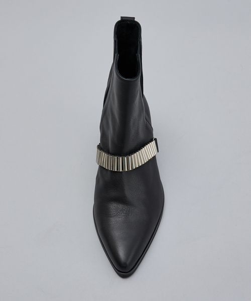 5351 POUR LES HOMMES（ゴーサンゴーイチプールオム）の「ハイヒール サイドゴア カスタムブーツ（ブーツ・メンズ・ブラック・45/44/43/42/41/40）」の6枚目の写真