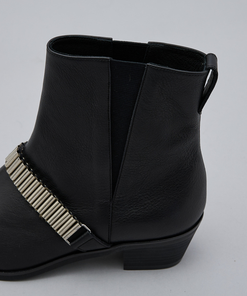 5351 POUR LES HOMMES（ゴーサンゴーイチプールオム）の「ハイヒール サイドゴア カスタムブーツ（ブーツ・メンズ・ブラック・45/44/43/42/41/40）」の7枚目の写真