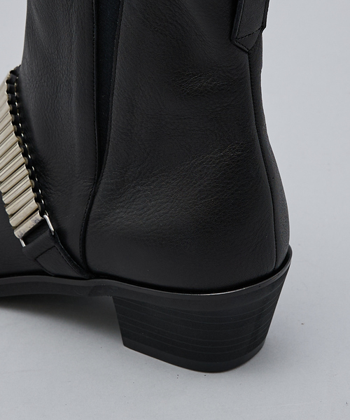 5351 POUR LES HOMMES（ゴーサンゴーイチプールオム）の「ハイヒール サイドゴア カスタムブーツ（ブーツ・メンズ・ブラック・45/44/43/42/41/40）」の9枚目の写真