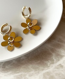 レトロチックフラワーピアス