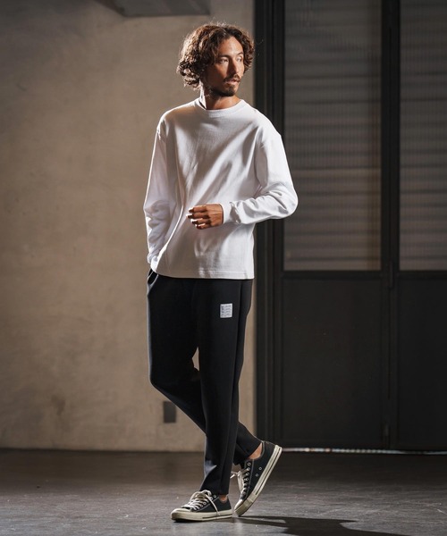 wjk reluxe(ダブルジェーケーリラックス)の「mlt5340-box silhouette long sleeve cut sew ロングスリーブカットソー(WR25W-25)(Tシャツ/カットソー・メンズ・ホワイト/ブラック/グレイッシュベージュ・XL/L/M)」の8枚目の写真