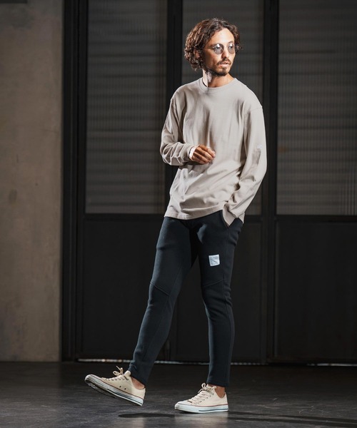 wjk reluxe(ダブルジェーケーリラックス)の「mlt5340-box silhouette long sleeve cut sew ロングスリーブカットソー(WR25W-25)(Tシャツ/カットソー・メンズ・ホワイト/ブラック/グレイッシュベージュ・XL/L/M)」の13枚目の写真