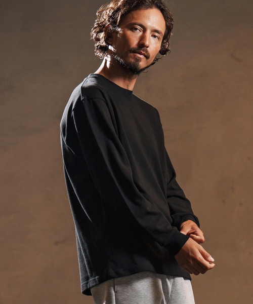 wjk reluxe(ダブルジェーケーリラックス)の「mlt5340-box silhouette long sleeve cut sew ロングスリーブカットソー(WR25W-25)(Tシャツ/カットソー・メンズ・ホワイト/ブラック/グレイッシュベージュ・XL/L/M)」の16枚目の写真