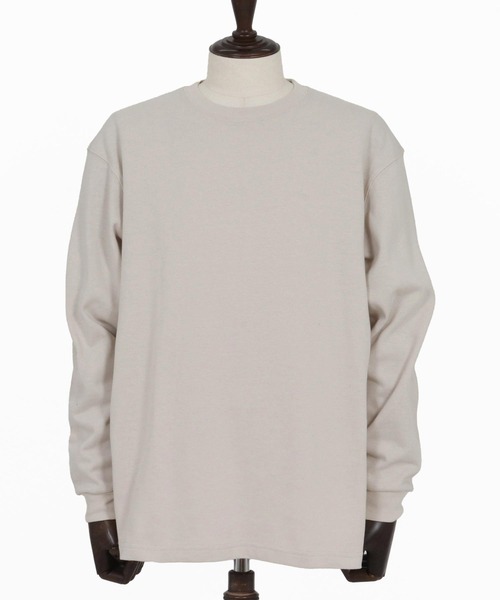 wjk reluxe(ダブルジェーケーリラックス)の「mlt5340-box silhouette long sleeve cut sew ロングスリーブカットソー(WR25W-25)(Tシャツ/カットソー・メンズ・ホワイト/ブラック/グレイッシュベージュ・XL/L/M)」の22枚目の写真