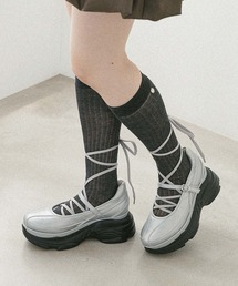 Heather | パーツ付きハイSOX　586966(ソックス/靴下)