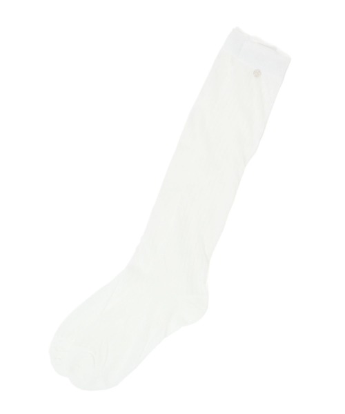 Heather(ヘザー)の「パーツ付きハイSOX 586966(ソックス/靴下・レディース・オフホワイト/ブラック/グレー・FREE)」の15枚目の写真