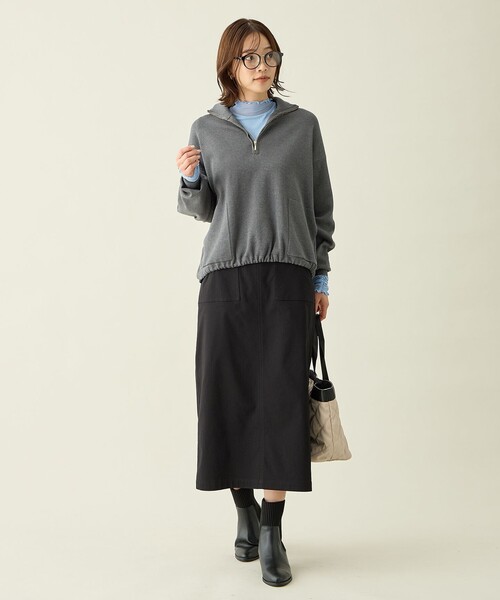 ANY（エニィ）の「【ウエストゴム】ベイカースカート（スカート・レディース・ブラック系/黄土色系/カーキ系/グレー系・SMALL/MEDIUM/LARGE）」の21枚目の写真