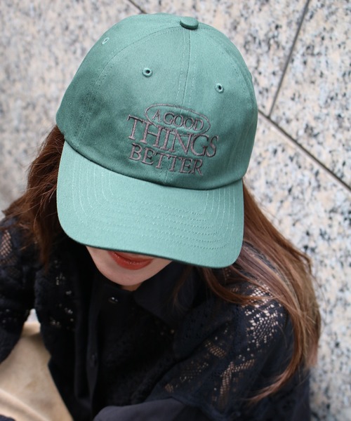 Scrap Book（スクラップブック）の「【Scrap Book】A GOOD CAP（キャップ・レディース・ブラック/ネイビー/グリーン・FREE）」の2枚目の写真