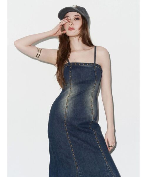 EVRIS（エヴリス）の「モチーフデニムキャップ（キャップ・レディース・ブラック・FREE）」の12枚目の写真