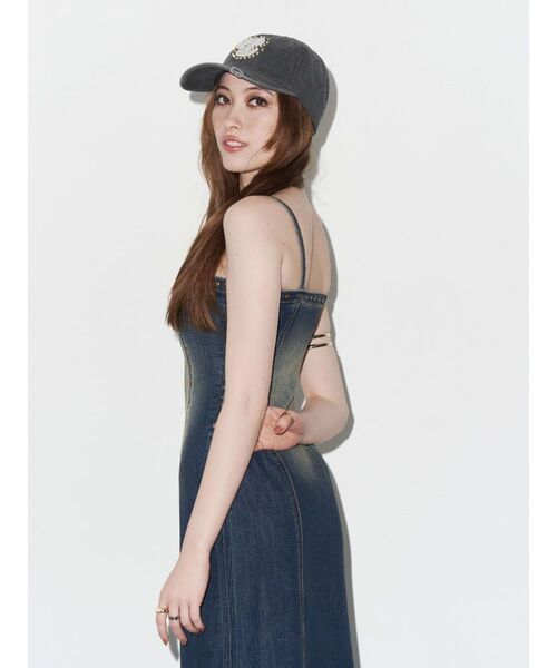 EVRIS（エヴリス）の「モチーフデニムキャップ（キャップ・レディース・ブラック・FREE）」の13枚目の写真