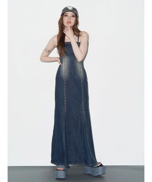 EVRIS（エヴリス）の「モチーフデニムキャップ（キャップ・レディース・ブラック・FREE）」の15枚目の写真