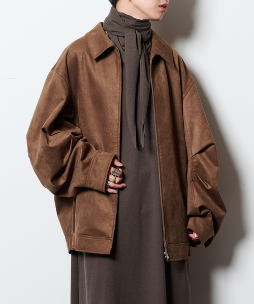FAUX SUEDE VOLUME ジャケット（ブルゾン）｜CITYSHOP（シティー