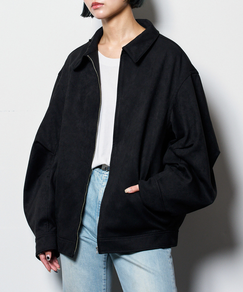 FAUX SUEDE VOLUME ジャケット（ブルゾン）｜CITYSHOP（シティー