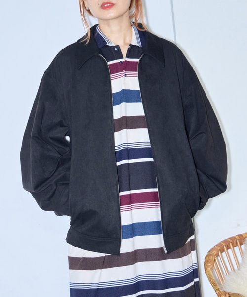 FAUX SUEDE VOLUME ジャケット（ブルゾン）｜CITYSHOP（シティー