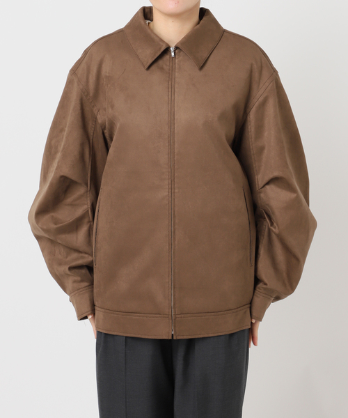 FAUXSUEDEVOLUMEBLOUSON/フォースエードボリュームブルゾン FAUXSUEDEVOLUMEBLOUSON/フォースエードボリュームブルゾン