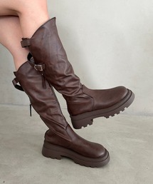 MYMOOD.（マイムード）の「ベルトロングブーツ（ブーツ）」