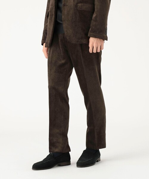 B:MING by BEAMS（ビーミングバイビームス）の「コーデュロイ 1プリーツ パンツ（セットアップ対応／ナローフィット）（その他パンツ・メンズ・ネイビー/ブラック/ブラウン・LARGE/MEDIUM/SMALL/X-LARGE）」の18枚目の写真
