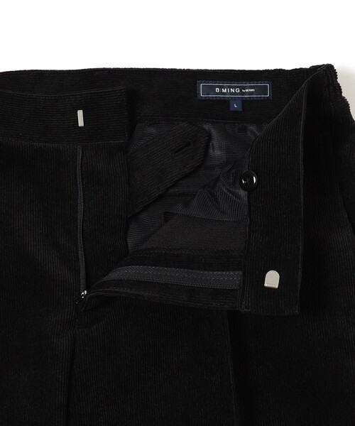 B:MING by BEAMS（ビーミングバイビームス）の「コーデュロイ 1プリーツ パンツ（セットアップ対応／ナローフィット）（その他パンツ・メンズ・ネイビー/ブラック/ブラウン・LARGE/MEDIUM/SMALL/X-LARGE）」の8枚目の写真