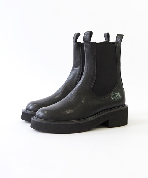 FABIO RUSCONI（ファビオルスコーニ）の「FABIO RUSCONI （ファビオ ルスコーニ） / サイドゴアブーツ 2605 チェルシーブーツ 厚底（ブーツ・レディース・ブラック・37/36/39/38）」の2枚目の写真