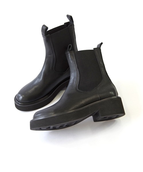 FABIO RUSCONI（ファビオルスコーニ）の「FABIO RUSCONI （ファビオ ルスコーニ） / サイドゴアブーツ 2605 チェルシーブーツ 厚底（ブーツ・レディース・ブラック・37/36/39/38）」の3枚目の写真