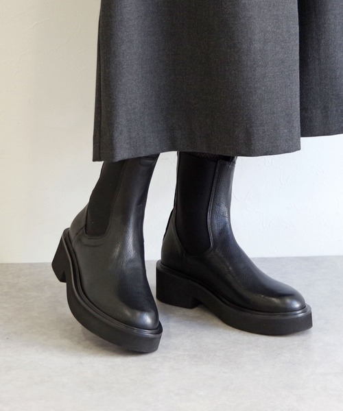 FABIO RUSCONI（ファビオルスコーニ）の「FABIO RUSCONI （ファビオ ルスコーニ） / サイドゴアブーツ 2605 チェルシーブーツ 厚底（ブーツ・レディース・ブラック・37/36/39/38）」の13枚目の写真
